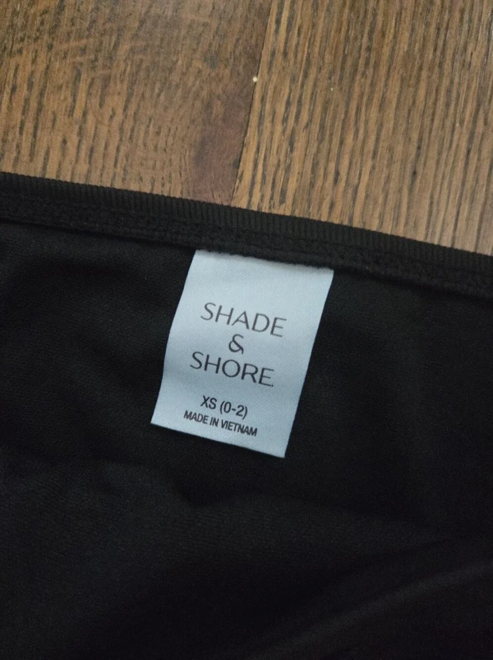 New Shade & Shore Womens XS 0-2 Black Bikini Swim Bottoms